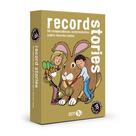 Juego de cartas Black Stories Junior Records Tenebrosos de Gen X Games
