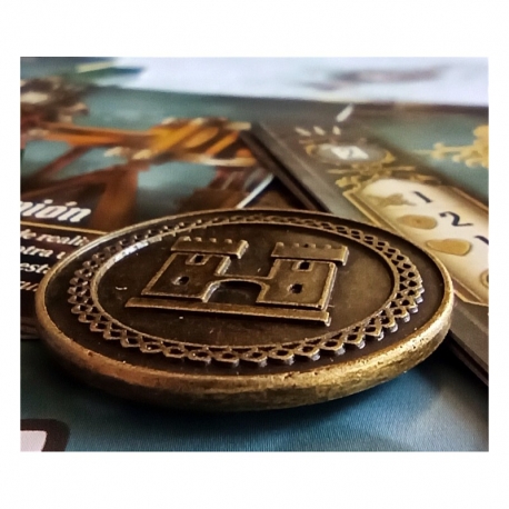 Metal Coin for the board game Drums of War by Eclipse Editorial