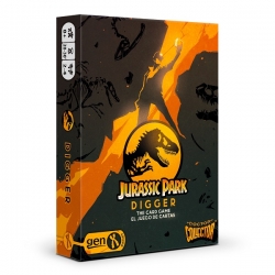 Juego de cartas Jurassic Park Digger de Gen X Games