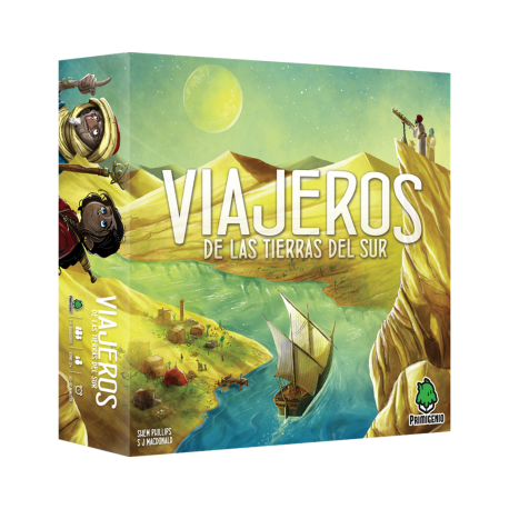 Travelers from the Southern Lands board game by Primigenio