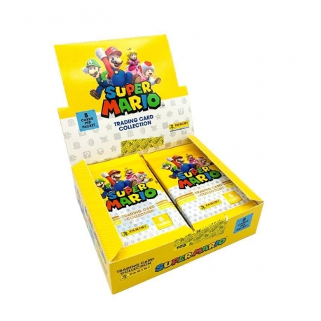 Super Mario Collectible Cards Booster Display (18) (English)
