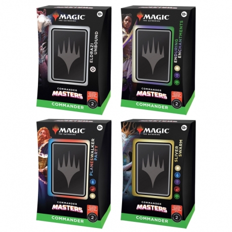 Magic the Gathering Masters Commander Decks Box (4) (English)