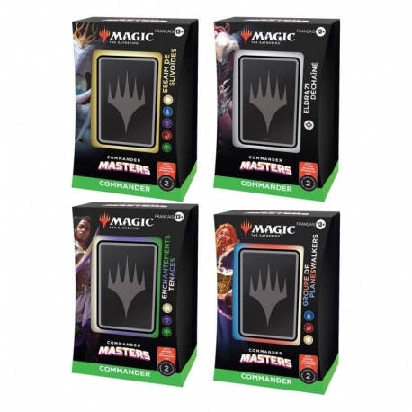 Magic the Gathering Masters Commander Decks Box (4) (French)