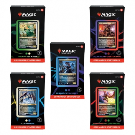 Magic the Gathering Commander Starting Deck Box 2022 (5)(German)