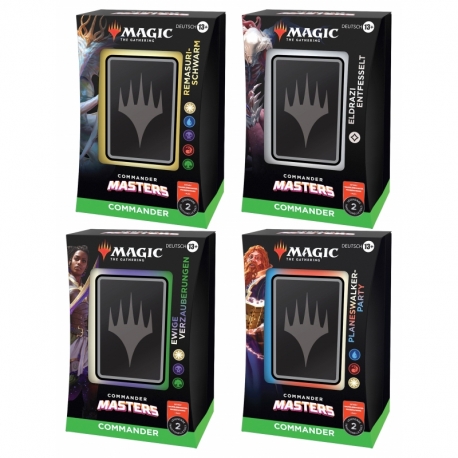 Magic the Gathering Masters Commander Decks Box (4)(German)