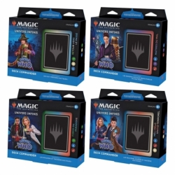 Magic the Gathering Univers infinis: Doctor Who Commander Decks Box (4) (French)