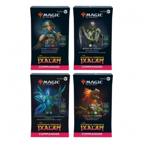 Magic the Gathering The Lost Caverns of Ixalan Commander Decks Box (4) (Spanish)