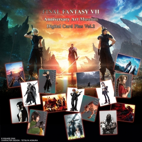 Final Fantasy VII TCG Sobre Anniversary Art Museum Digital Card Plus Vol. 2 Expositor (20) (Inglés)