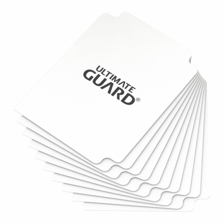 Ultimate Guard Card Dividers Tarjetas Separadoras para Cartas Tamaño Estándar Blanco (10)