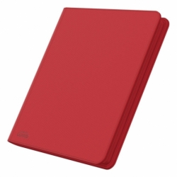 Ultimate Guard Zipfolio 480 - 24-Pocket XenoSkin (Quadrow) - Rojo