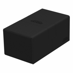 Ultimate Guard Twin Flip`n`Tray 200+ XenoSkin Monocolor Negro