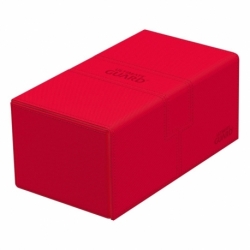 Ultimate Guard Twin Flip`n`Tray 200+ XenoSkin Monocolor Rojo