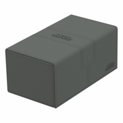 Ultimate Guard Twin Flip`n`Tray 200+ XenoSkin Monocolor Gris