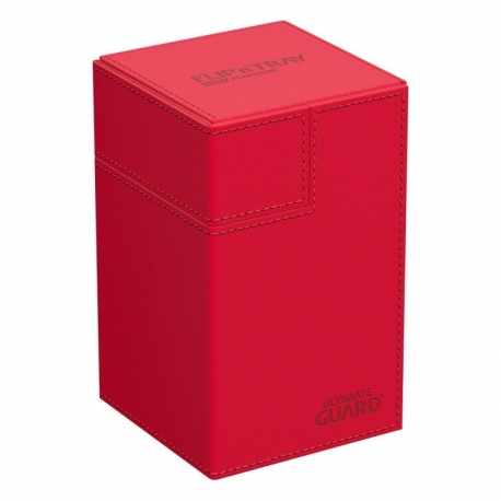 Ultimate Guard Flip`n`Tray 100+ XenoSkin Monocolor Rojo