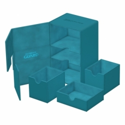 Ultimate Guard Twin Flip`n`Tray 160+ XenoSkin Monocolor Gasolina Azul
