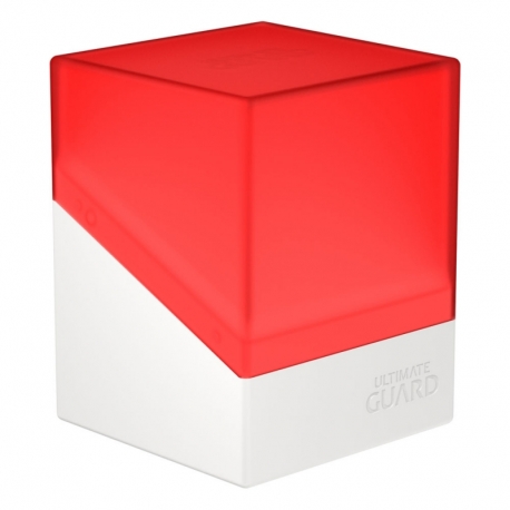 Ultimate Guard Boulder Deck Case 100+ SYNERGY Rojo/Blanco