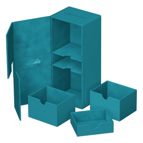 Ultimate Guard Twin Flip`n`Tray 266+ Xenoskin Gasolina Azul