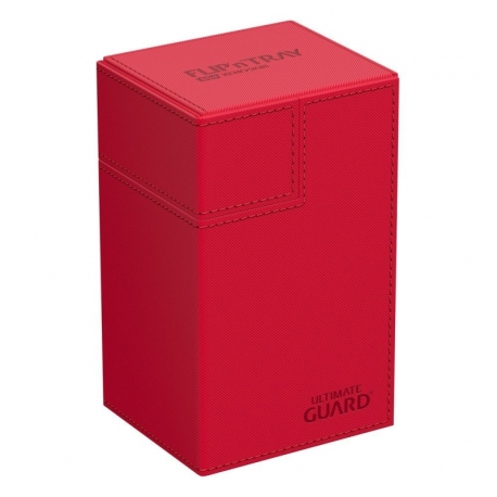 Ultimate Guard Flip`n`Tray 80+ XenoSkin Monocolor Rojo
