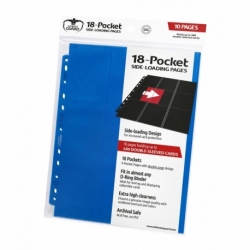 Ultimate Guard 18-Pocket Pages Side-Loading Azul (10)