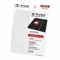 Ultimate Guard 18-Pocket Pages Side-Loading Blanco (10)