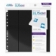 Ultimate Guard 24-Pocket QuadRow Pages Side-Loading Negro (10)