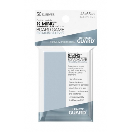 Ultimate Guard Premium Soft Sleeves Fundas de Cartas del Juego de Mesa X-Wing™ Miniatures Game (50)