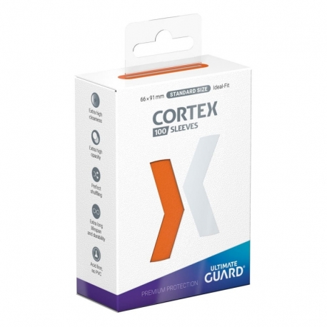 Ultimate Guard Cortex Sleeves Tamaño Estándar Naranja (100)