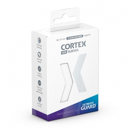 Ultimate Guard Cortex Sleeves Tamaño Estándar Blanco (100)