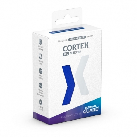 Ultimate Guard Cortex Sleeves Tamaño Estándar Azul (100)