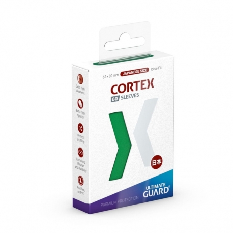 Ultimate Guard Cortex Sleeves Tamaño (Japonés) Verde (60)