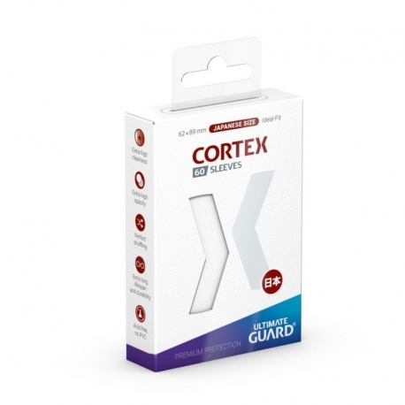 Ultimate Guard Cortex Sleeves Tamaño (Japonés) Blanco (60)