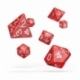 Oakie Doakie Dice Dados RPG-Set Marble - Rojo (7)