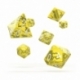 Oakie Doakie Dice Dados RPG-Set Translucent - Amarillo (7)