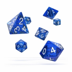Oakie Doakie Dice Dados RPG-Set Speckled - Azul (7)