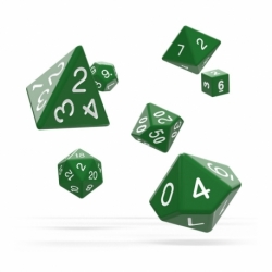 Oakie Doakie Dice Dados RPG-Set Solid - Verde (7)