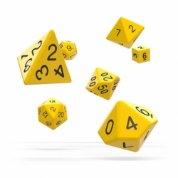 Oakie Doakie Dice Dados RPG-Set Solid - Amarillo (7)