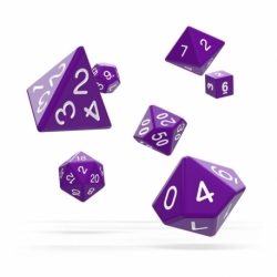 Oakie Doakie Dice Dados RPG-Set Solid - Púrpura (7)