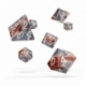 Oakie Doakie Dice Dice RPG-Set Gemidice - Silver-Rust (7)