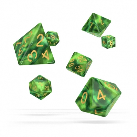 Oakie Doakie Dice Dados RPG-Set Gemidice - Jungle (7)