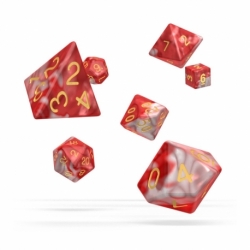 Oakie Doakie Dice Dados RPG-Set Gemidice - Red Sky (7)