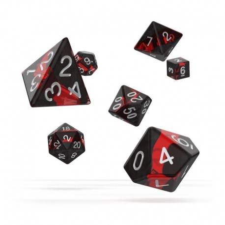 Oakie Doakie Dice Dice RPG-Set Enclave - Ruby (7)