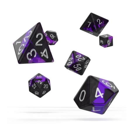 Oakie Doakie Dice Dice RPG-Set Enclave - Ruby (7)