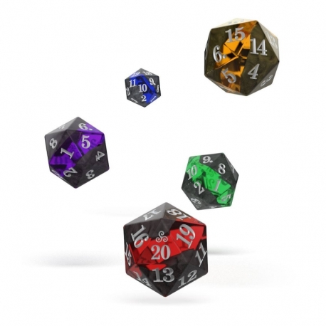 Oakie Doakie Dice Dados Spindown D20 Set Enclave (5)