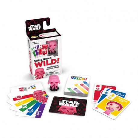Star Wars Caja de 4 Juegos de Cartas Something Wild! Darth Vader Pink Edition (Inglés)