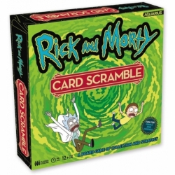 Rick and Morty Juego de Mesa Card Scramble (Inglés)