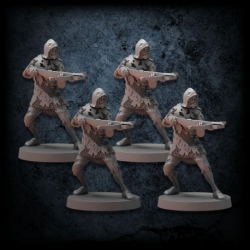 Dark Souls Hollow Crossbowmen Board Game Miniatures