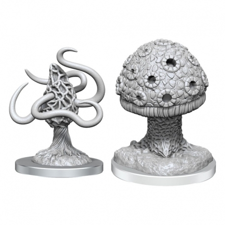 D&D Nolzur's Marvelous Miniatures Pack de 2 Miniaturas sin pintar Shrieker & Violet Fungus