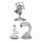 D&D Nolzur's Marvelous Miniatures Pack de 3 Miniaturas sin pintar Dark Spellcaster & Flameskulls