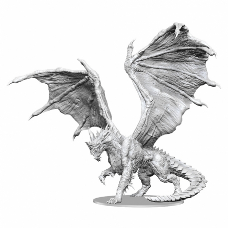 D&D Nolzur's Marvelous Miniatures Miniatura sin pintar Adult Blue Dragon
