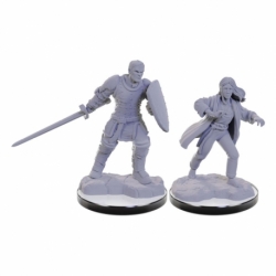 D&D Nolzur's Marvelous Miniatures Miniatura sin pintar Reborn Paladin & Warlock